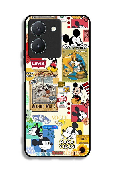 Tolwak Vivo Y36 4G Protective Case Cover Chose Happy And Stickers