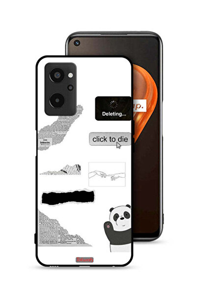 Tolwak غطاء حماية لهاتف Realme 9i 4G بملصق باندا