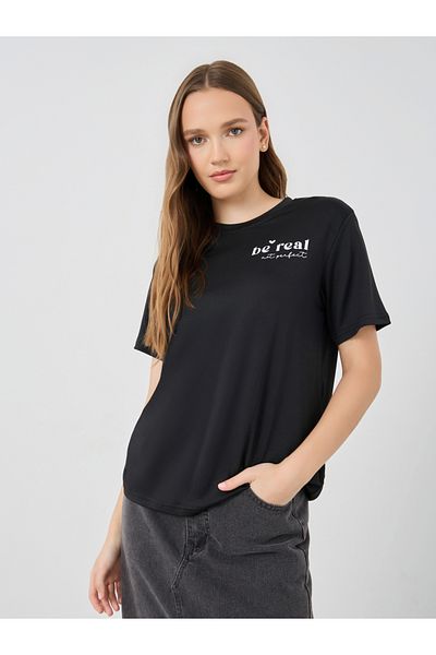 Styli Slogan Print Oversize T-Shirt