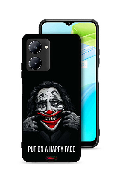 Tolwak غطاء حماية Realme C33 بوجه سعيد