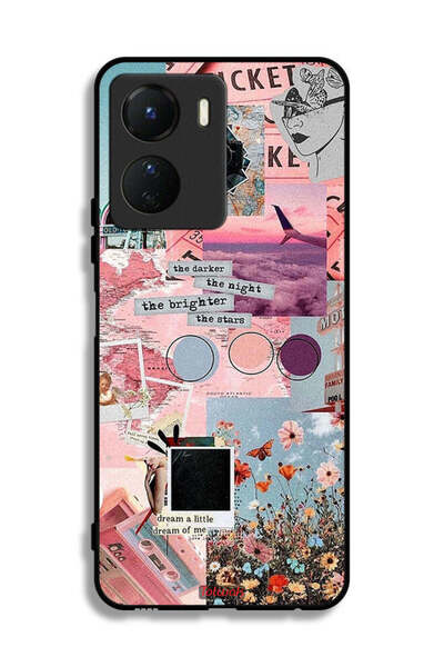 Tolwak غطاء حماية لهاتف Vivo Y16 كلما أظلم الليل، كلما أشرقت النجوم