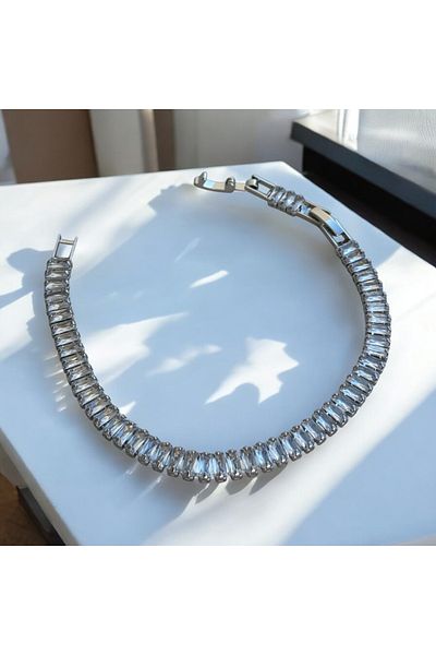 İNN JEWELLERY Steel Bracelet Tarnish-Free Antiallergic Waterway Figured (2 Years Importer Guaranteed)