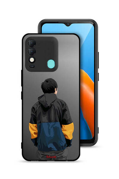 Tolwak غطاء حماية لهاتف تكنو سبارك 8 بتصميم صورة صبي