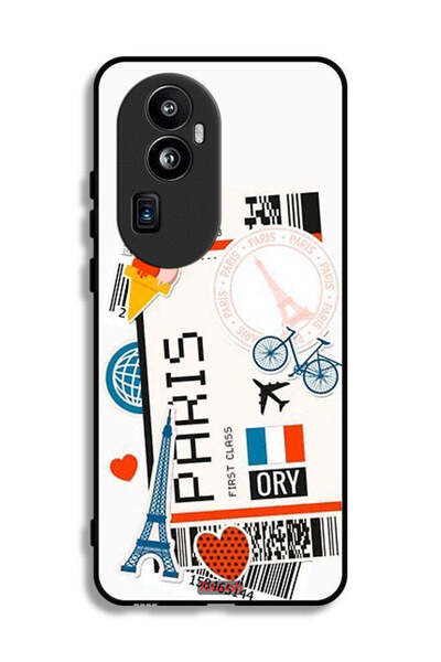 Tolwak غطاء حماية لهاتف Oppo Reno10 Pro (الصين) - ملصق باريس