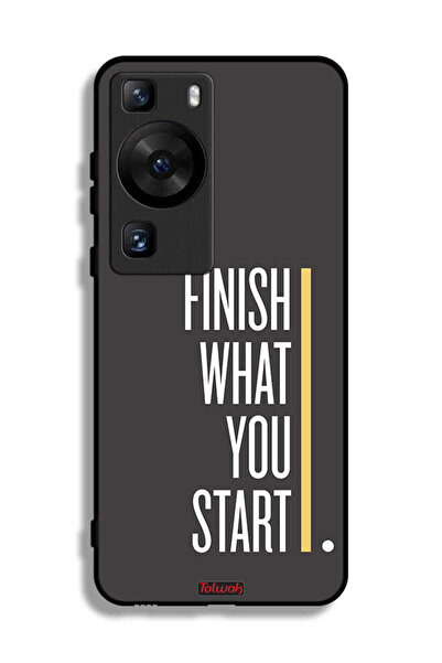 Tolwak Huawei P60 Pro Protective Case Cover Finish What You Start