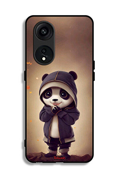 Tolwak غطاء حماية لهاتف Oppo Reno 8T 5G بنقشة الباندا الصغيرة اللطيفة