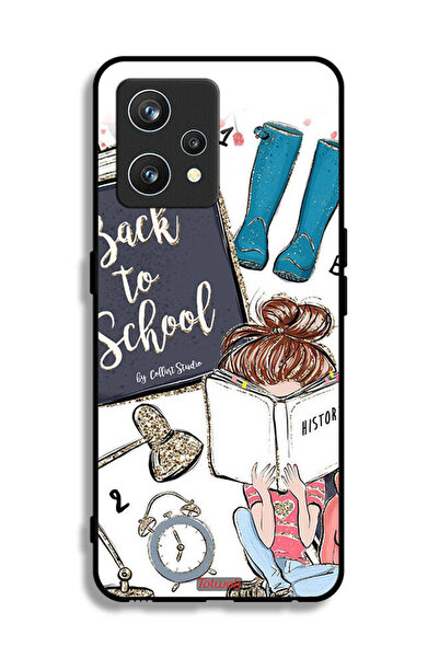 Tolwak غطاء حماية لهاتف Realme 9 Pro Plus - فتاة مدرسية تقرأ التاريخ