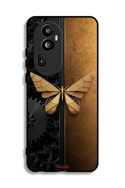 Tolwak غطاء حماية لهاتف Oppo Reno10 Pro Plus - فراشة فولاذية