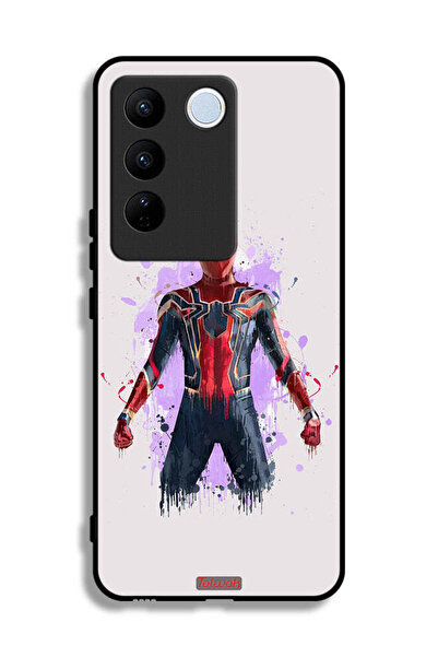 Tolwak غطاء حماية لهاتف Vivo S16 بتصميم العنكبوت الحديدي