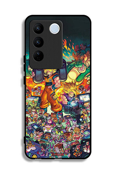 Tolwak Vivo V27e Protective Case Cover Gamer Art Doodles