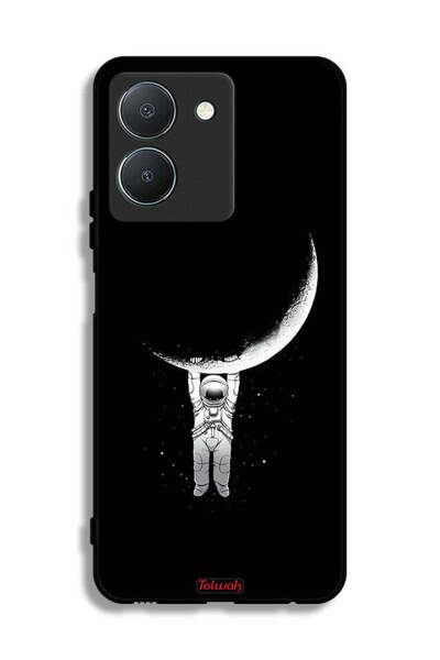 Tolwak غطاء حماية لهاتف Vivo Y36 4G معلق على سطح القمر