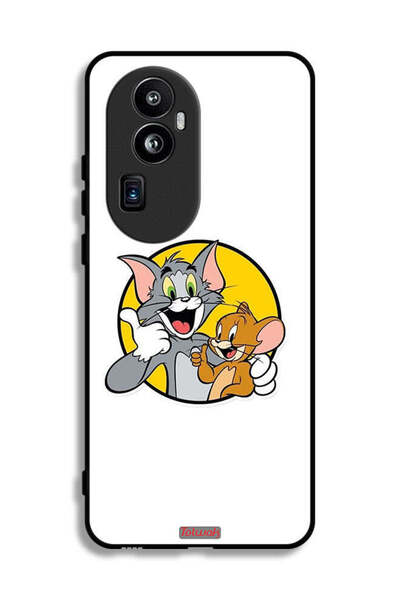 Tolwak غطاء حماية لهاتف Oppo Reno10 Pro Plus بتصميم توم وجيري