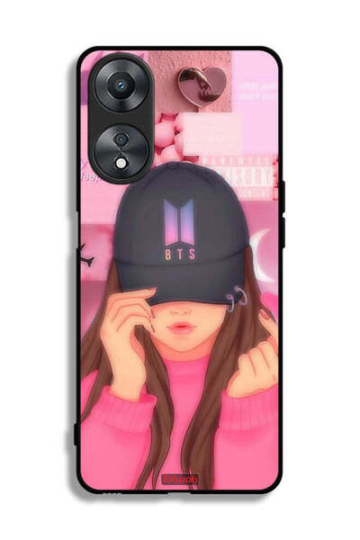 Tolwak غطاء حماية لهاتف Oppo A58 5G بطبعة فتاة صغيرة