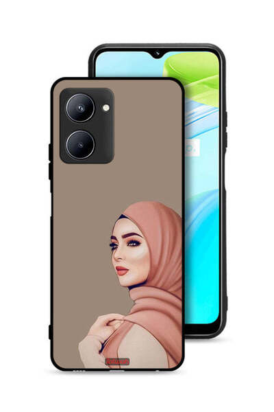 Tolwak Realme C33 Protective Case Cover Beautiful Hijab Girl