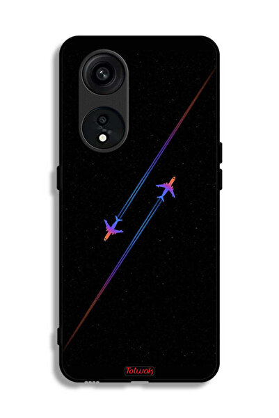 Tolwak غطاء حماية لهاتف Oppo Reno 8T 5G برسومات طائرات