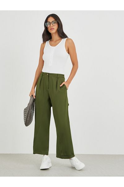Styli Mid Rise Relaxed Fit Pants