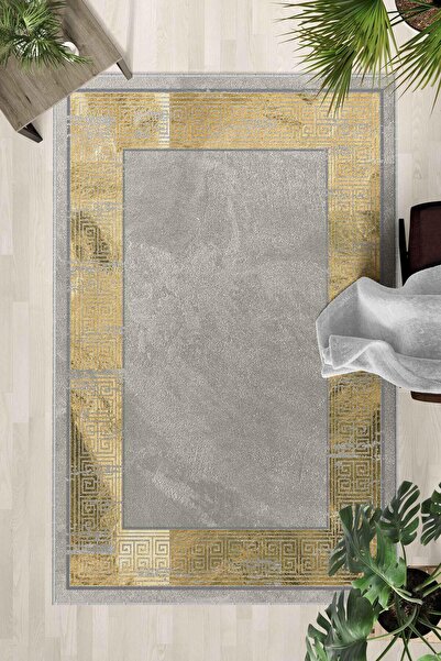 Monnhein Covor lavabil cu bază anti-alunecare – Covor modern cu imprimare dig...