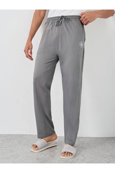 Styli Knitted Open Hem Pyjamas with Logo Print