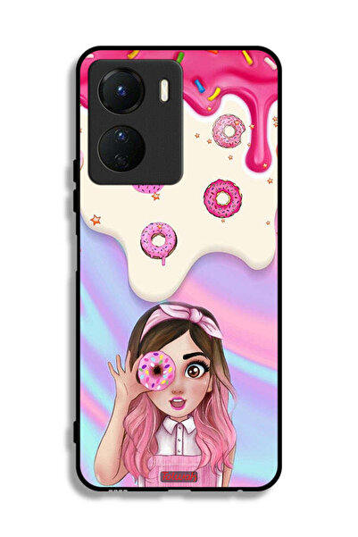 Tolwak غطاء حماية لهاتف Vivo Y16 يحمل دونات