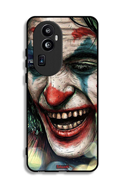 Tolwak غطاء حماية لهاتف Oppo Reno10 Pro (الصين) بوجه الجوكر الضاحك