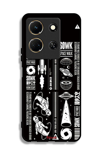 Tolwak غطاء حماية لجهاز Infinix Note 30 بملصق Sowk Space Walk