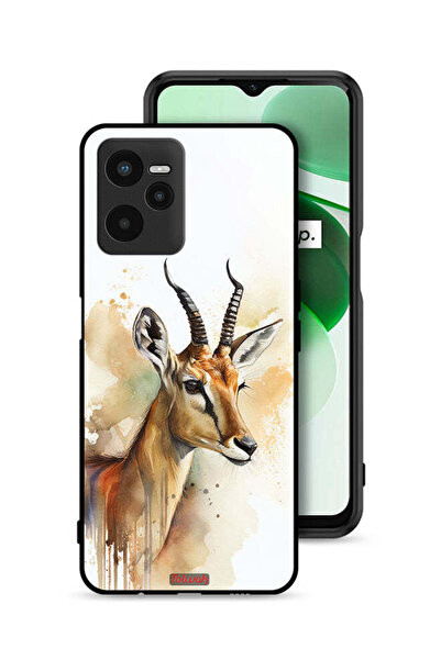 Tolwak غطاء حماية Realme C35 بتصميم غزال تجريدي