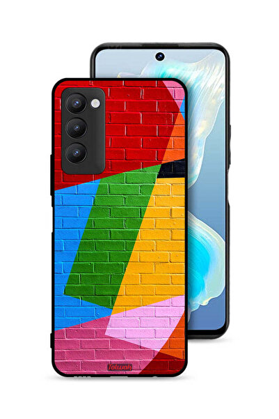 Tolwak غطاء حماية لهاتف تكنو كامون 18 برسومات جدارية ملونة