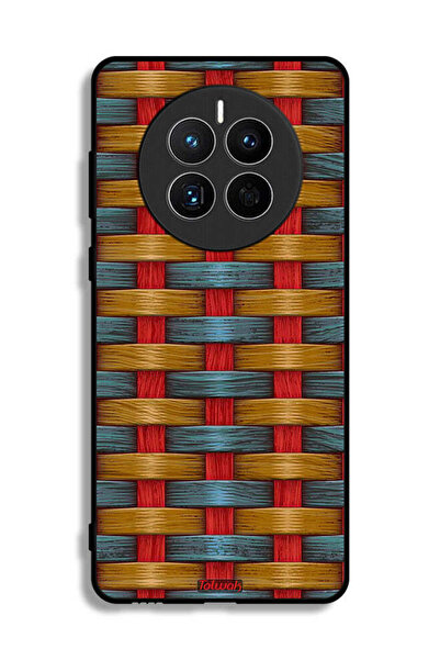 Tolwak غطاء حماية لهاتف هواوي ميت 50E بنمط شرائط فنية