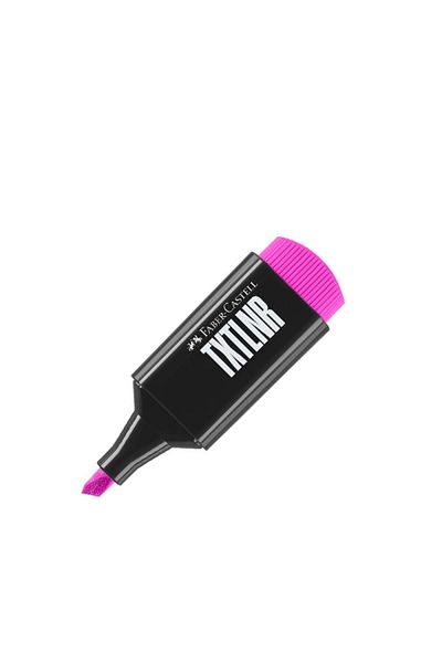 OEM Faber Castell, Mini Super‑Fluorescent Pink Highlighter, Chisel Tip 1‑5 mm, Water‑Based Ink