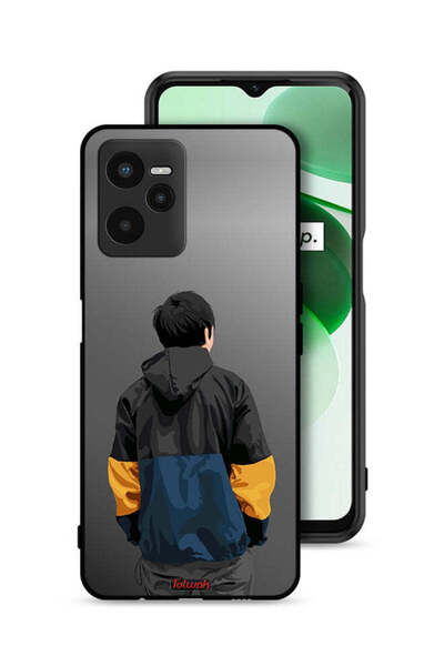 Tolwak Realme C35 Protective Case Cover Boy Portrait Art
