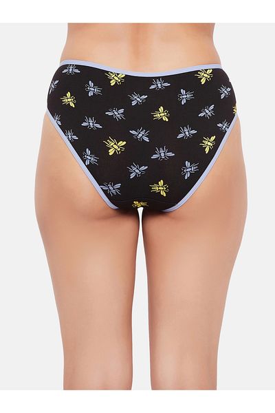Clovia By Styli Pack of 3 - Dragonfly Print Low Rise Bikini Briefs