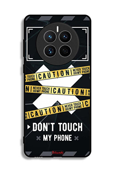 Tolwak غطاء حماية لهاتف هواوي ميت 50 إي - تحذير: لا تلمس هاتفي أبدًا