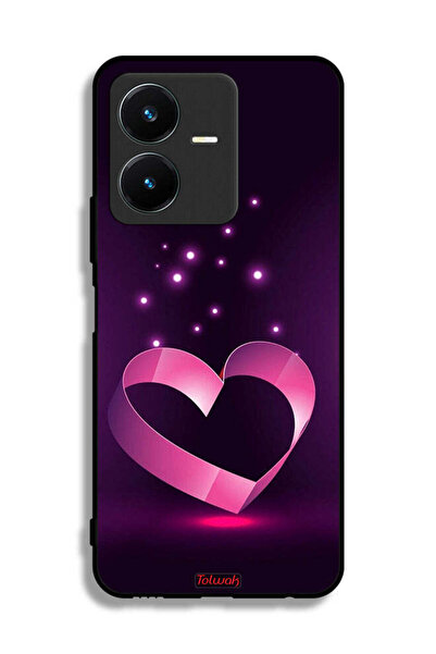 Tolwak غطاء حماية لهاتف Vivo Y22 بتصميم قلب