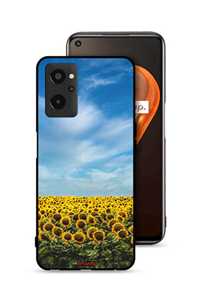 Tolwak غطاء حماية لهاتف Realme 9i 4G بطبعة عباد الشمس تحت السماء