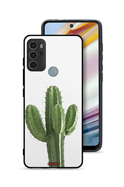 Tolwak غطاء حماية لهاتف موتورولا موتو جي 60 إس بنقشة نبات الصبار