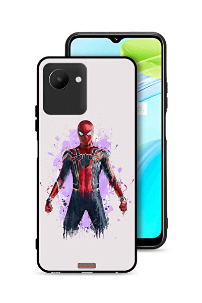 Tolwak غطاء حماية Realme C30s بتصميم العنكبوت الحديدي