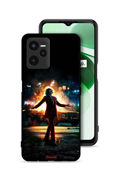 Tolwak Realme C35 Protective Case Cover Joker Happy Mode