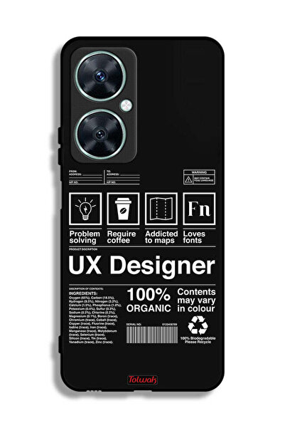Tolwak Huawei nova 11i Protective Case Cover Ux Designer Sticker