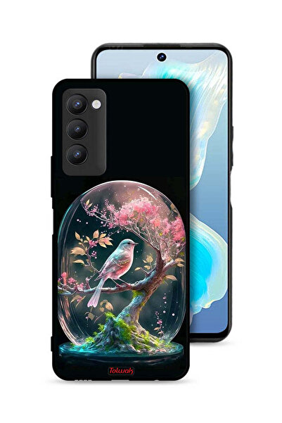 Tolwak غطاء حماية لهاتف تكنو كامون 18 بتصميم طائر في جرة