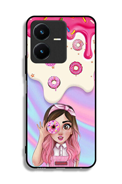 Tolwak غطاء حماية لهاتف Vivo Y22s يحمل دونات