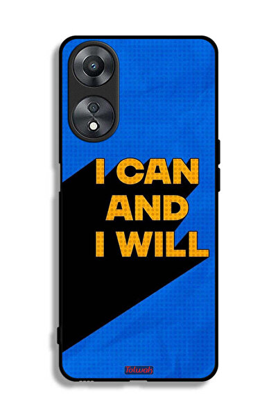 Tolwak غطاء حماية لهاتف Oppo A58 5G "أنا أستطيع وسأفعل"