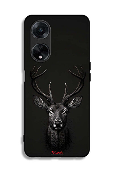 Tolwak غطاء حماية لهاتف Oppo A1 5G برسومات غزال رقمية