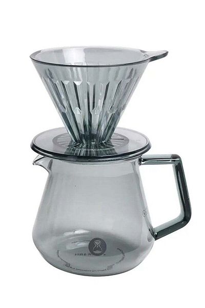 Timemore Crystal Eye Brewer Set Dripper 01 Transparent Black
