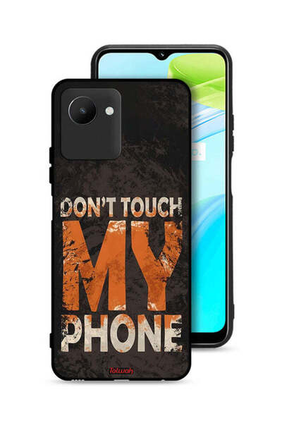 Tolwak Realme C30s Protective Case Cover Do Not Touch My Phone