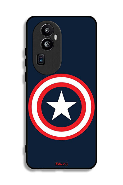 Tolwak Oppo Reno10 Pro Plus Protective Case Cover Captain America
