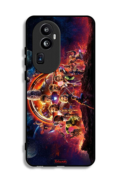 Tolwak غطاء حماية لهاتف Oppo Reno10 Pro Plus من Avengers