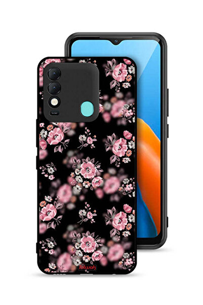 Tolwak غطاء حماية لهاتف تكنو سبارك 8 بنقشة زهور