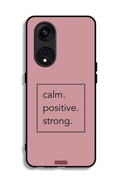 Tolwak غطاء حماية لهاتف Oppo Reno 8T 5G، هادئ، إيجابي، قوي