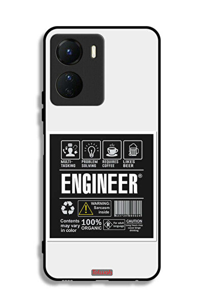 Tolwak غطاء حماية لهاتف Vivo Y16 - ملصق المهندس