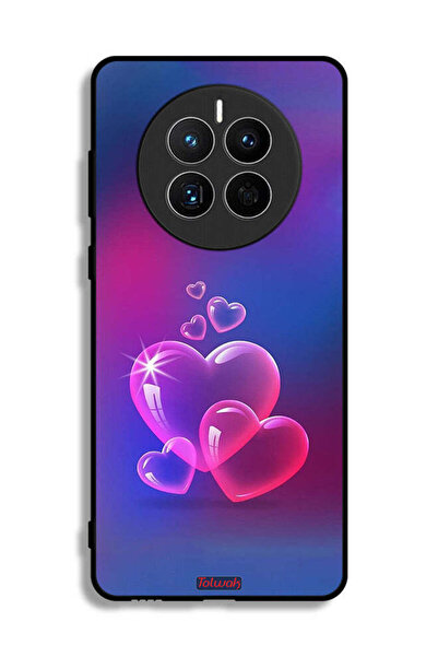 Tolwak غطاء حماية لهاتف هواوي ميت 50 إي بتصميم قلوب مائية
